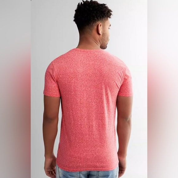 Depart West Basic Tee Hot Coral - Picture 2 of 3